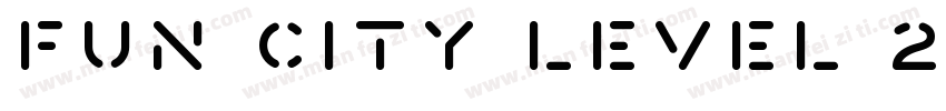 Fun City Level 2字体转换